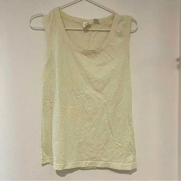 Light Yellow Vintage DKNY Pure Tank - Picture 1 of 3